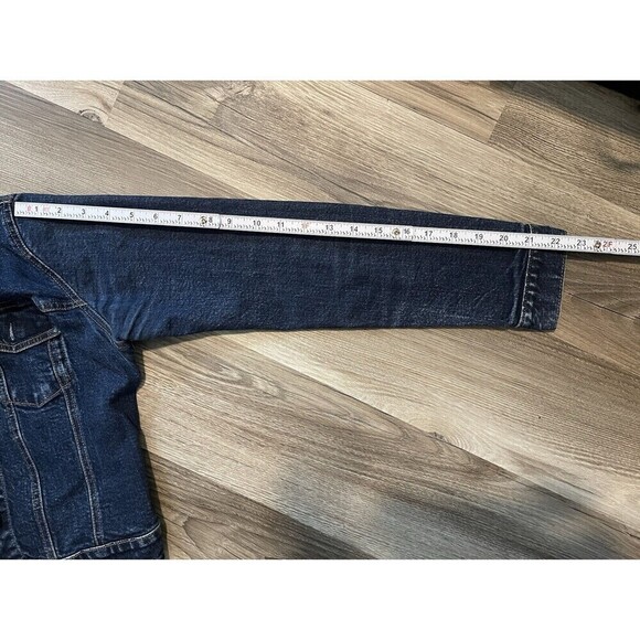 Y2K Gap Jacket Adult Small Blue Denim Trucker Button Up Casual Women - Picture 6 of 7